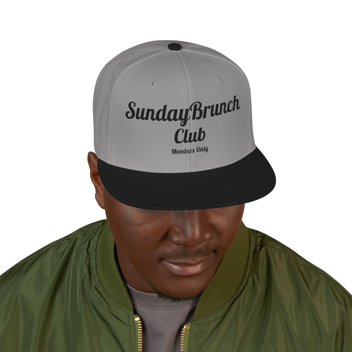 Brunch N Beatz Sunday Brunch Sunday Club Embroidered Snapback