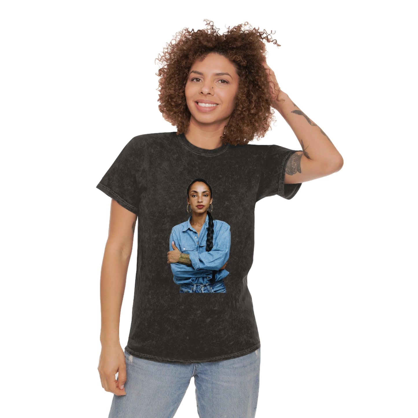 Sade Unisex Mineral Wash Brunch N Beatz T-Shirt
