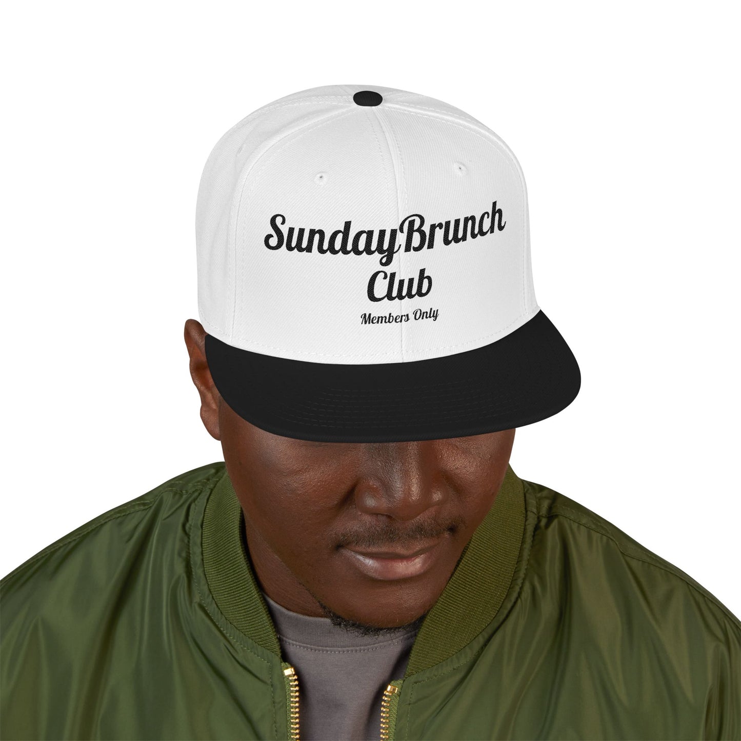 Brunch N Beatz Sunday Brunch Sunday Club Embroidered Snapback
