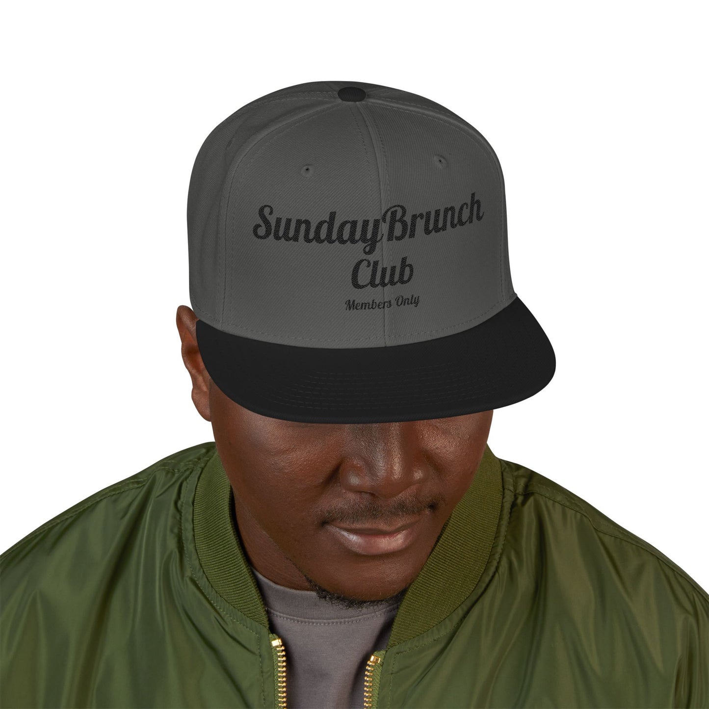 Brunch N Beatz Sunday Brunch Sunday Club Embroidered Snapback