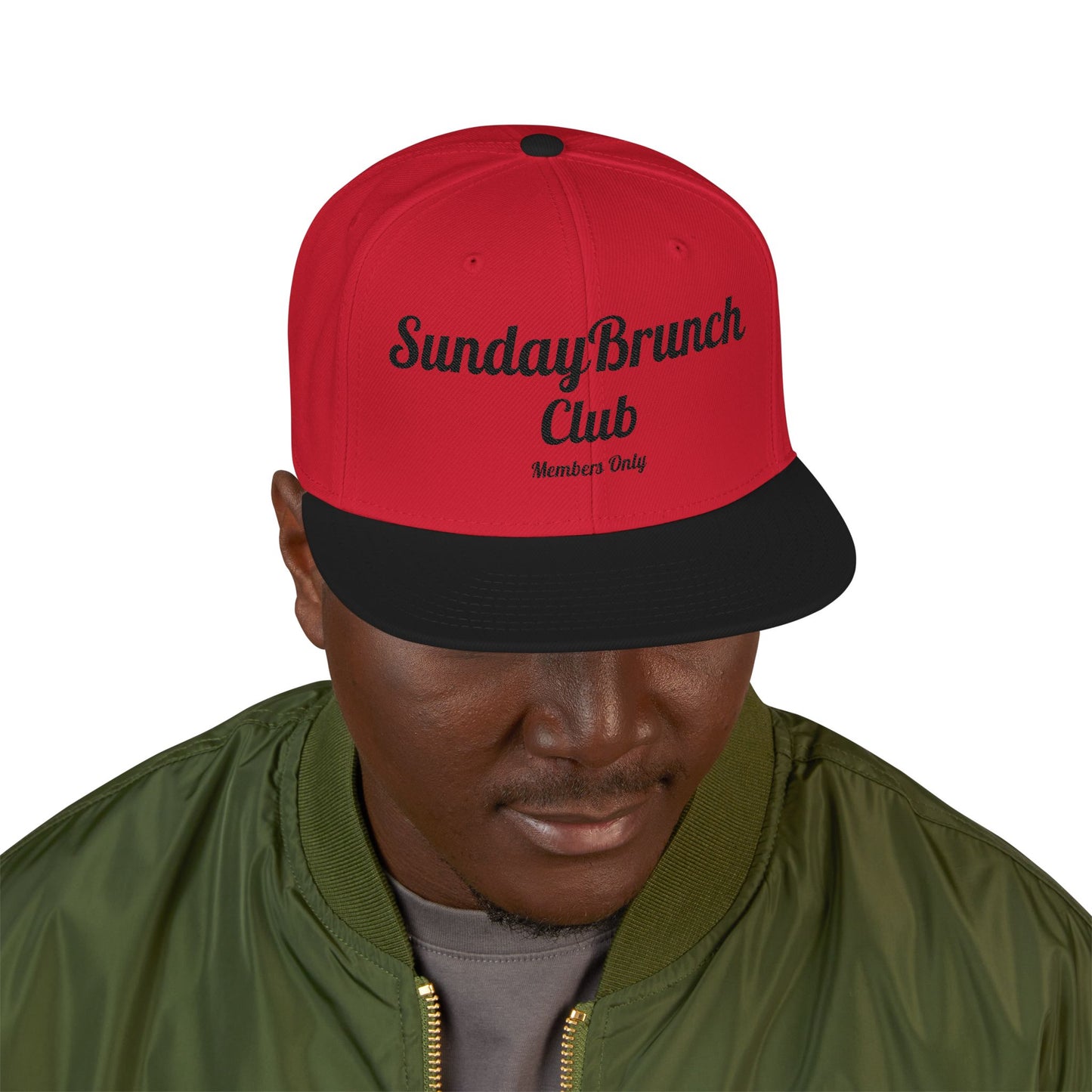 Brunch N Beatz Sunday Brunch Sunday Club Embroidered Snapback